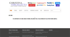 Desktop Screenshot of christinavercelletto.com