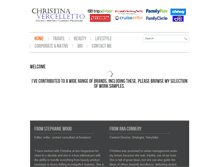 Tablet Screenshot of christinavercelletto.com